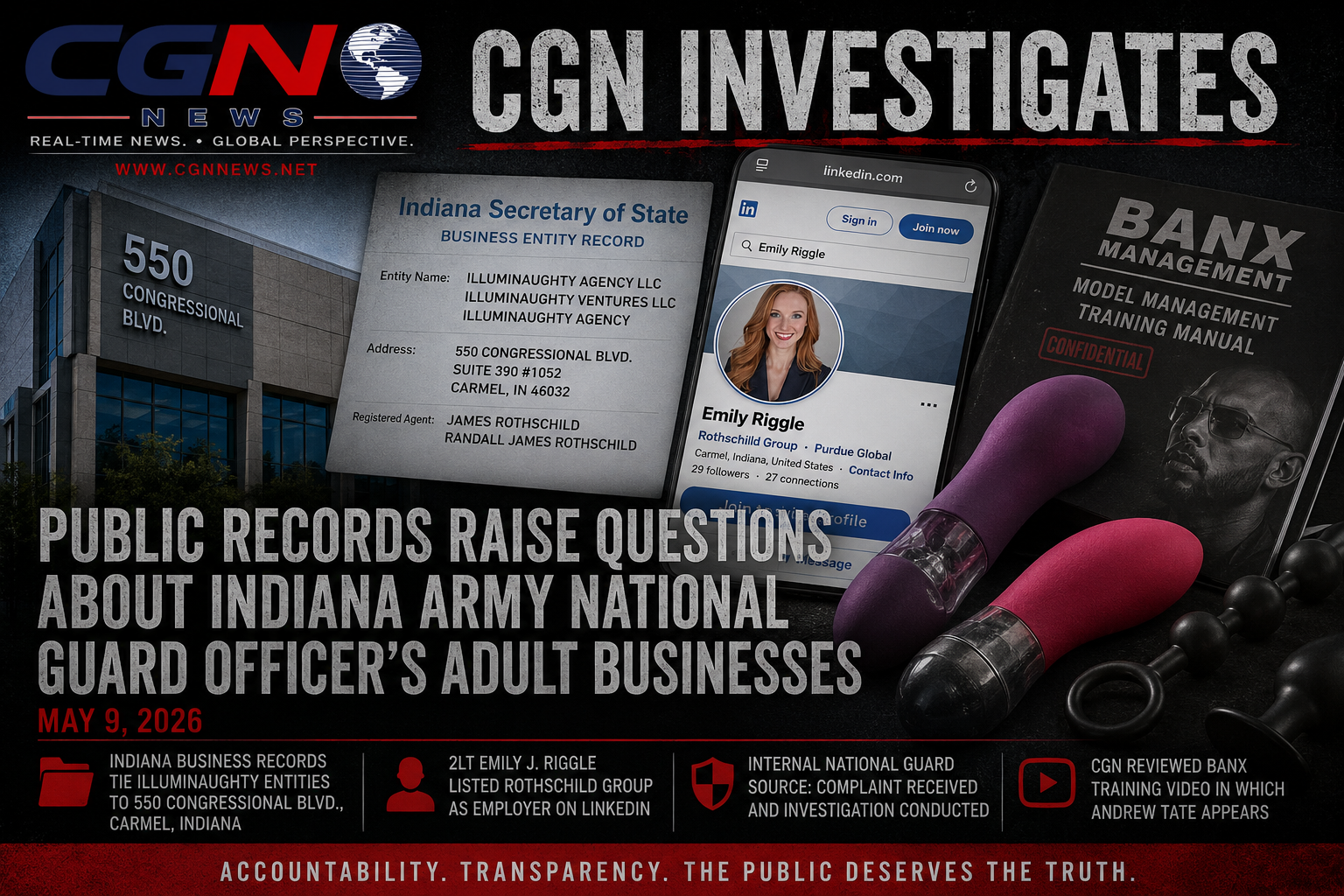 CGN Investigates: Public Records Raise Questions About Indiana Army National Guard Officer’s Adult Businesses