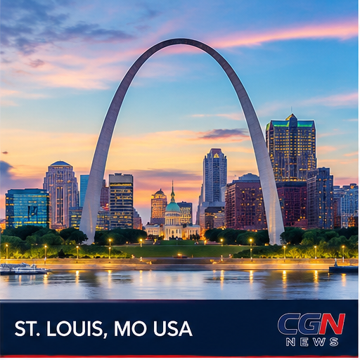 St. Louis cityscape for CGN News St. Louis Affiliate Office