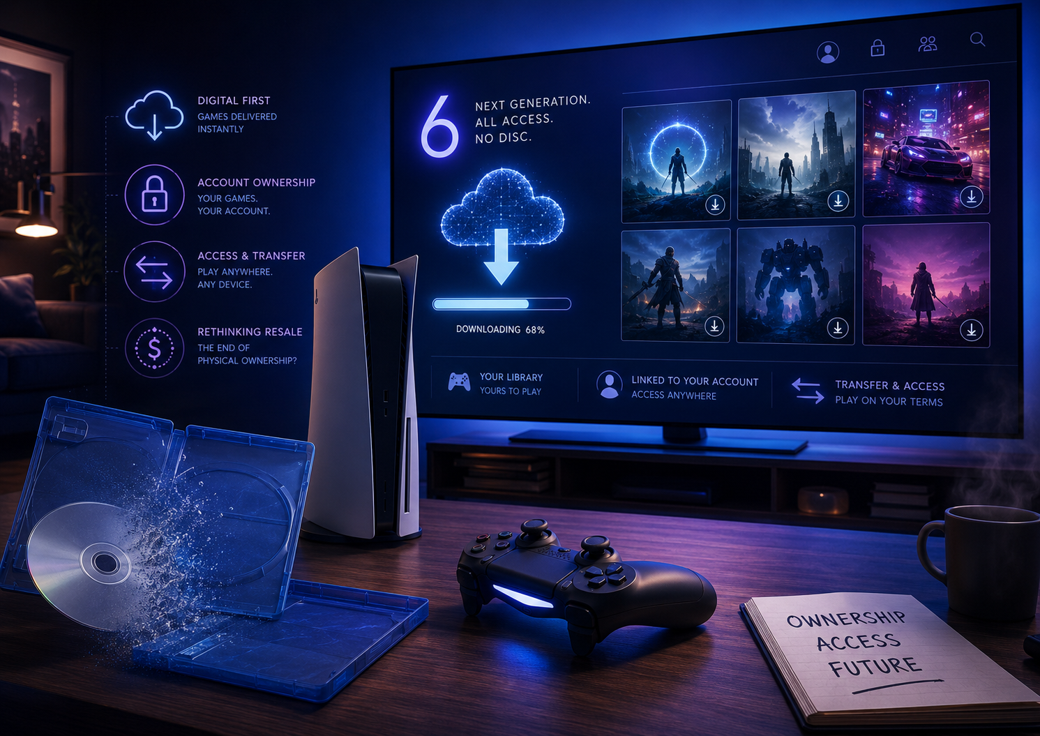GTAVI’s Disc-Free Launch Turns Game Ownership Into a Consumer Test